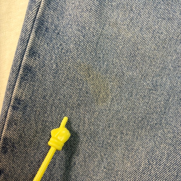 Vintage Levis 550 Relaxed Fit Jeans Mens 38x30-28 Made in USA Light Denim 0899 - Picture 4 of 9